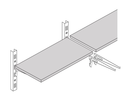 ПОЛКА НАСТЕННАЯ ПОДВЕСНАЯ PRO2X35BPP