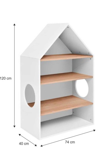 Bellamy Nomi Bookcase House 2в1 молодежная мебель