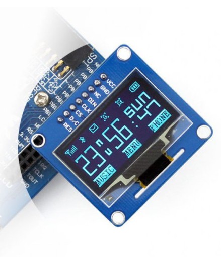 ЖК-дисплей OLED 1,3 дюйма, синий SPI I2C SH1106 ARDUINO RPi