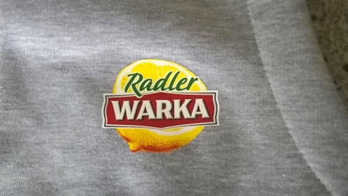 WARKA RADLER BEER серый жилет L шарф FAN