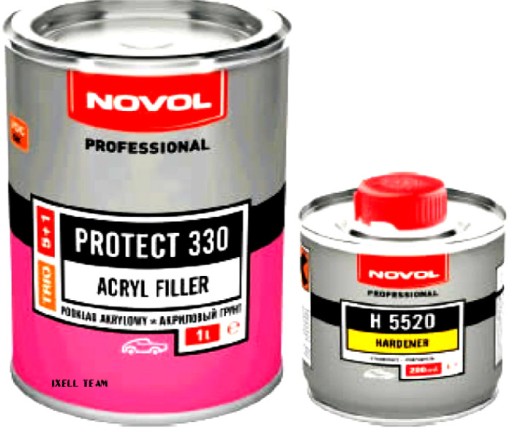 АКРИЛОВАЯ ГРУНТОВКА NOVOL PROTECT 330 1л БЕЛАЯ 434