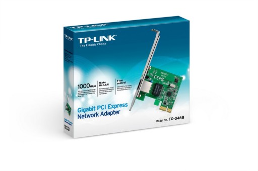 TP-Link TG-3468 PCI-E, низкопрофильная сетевая карта