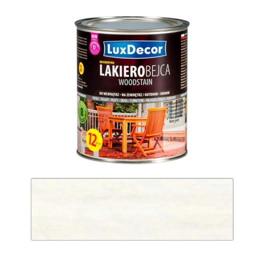 Лак-морилка Luxdecor Белая 0,75 л по дереву