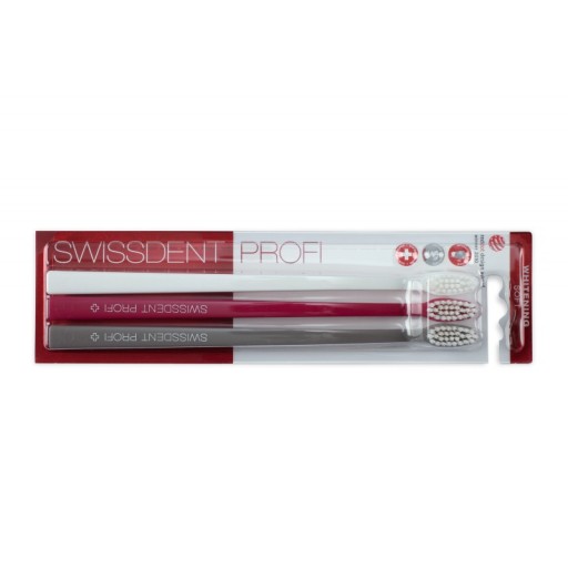 SWISSDENT WHITENING SOFT 2+1 TRIO ЗУБНАЯ ЩЕТКА