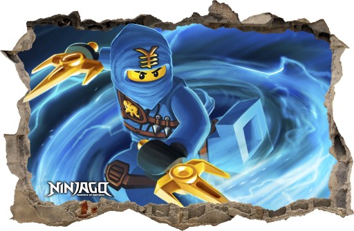 НАСТЕННЫЕ НАКЛЕЙКИ Отверстие LEGO NINJAGO 89 70x46см