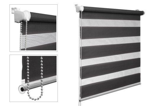 Roller Blind Day и Night Mini Blinds 90x150CM отлично !!!