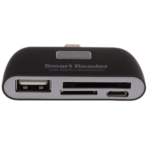 Czytnik Kart Micro USB OTG Hub 4w1