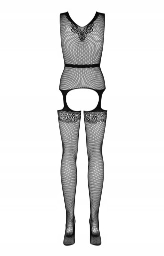 Чулки Obsessive Bodystocking F217 черный S/M/L