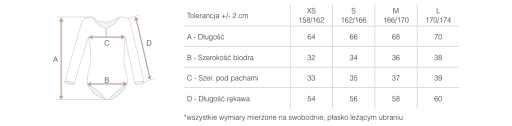 BODY BALETOWE KOSTIUM TAŃCA STRÓJ BALET X3 HH S
