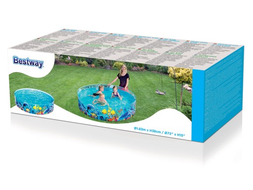 Basen rozporowy ogrodowy dla dzieci duży 244x46cm BESTWAY