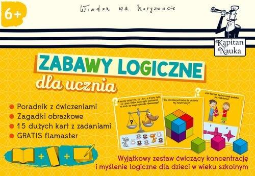 Zabawy logiczne dla ucznia. Wiedza na horyzoncie Kapitan Nauka -tk