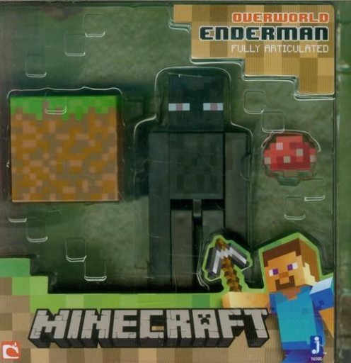 Minecraft Figurka Enderman + akcesoria MIN16500