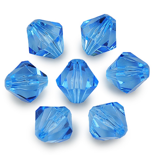 Koraliki diamenciki niebieskie 16mm 4szt