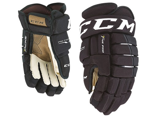 CCM Rękawice Hokejowe Czarne junior 11'' 28cm