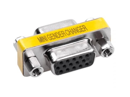 Gender Changer SVGA VGA DB15 DSUB 15Hż