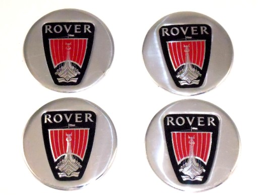 ROVER 60mm, emblematy znak naklejki KOŁPAKI FELGI