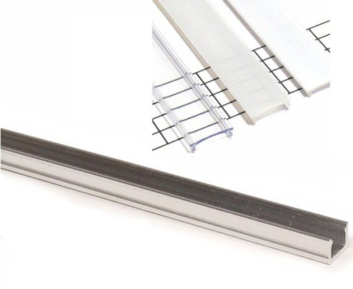 ALU PROFIL +KLOSZ Lumines X do taśma LED listwa 1m