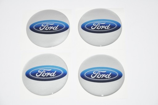 emblematy na kołpaki FORD 70mm elastyczne 4szt