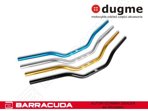 BARRACUDA kierownica racing niebieska 22mm - dugme