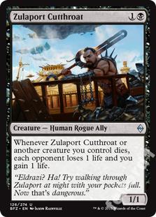 Zulaport Cutthroat - zabiera życie za umierające@@