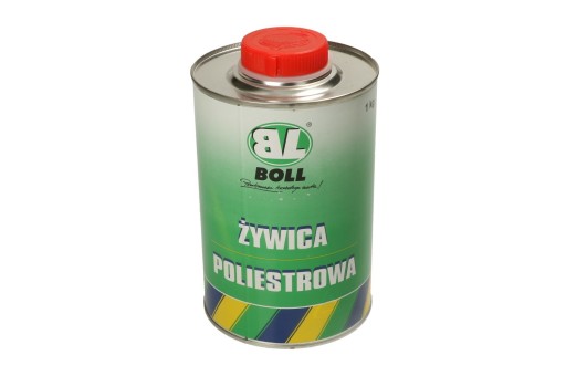 BOLL ŻYWICA POLIESTROWA 1KG Z UTWARDZACZEM