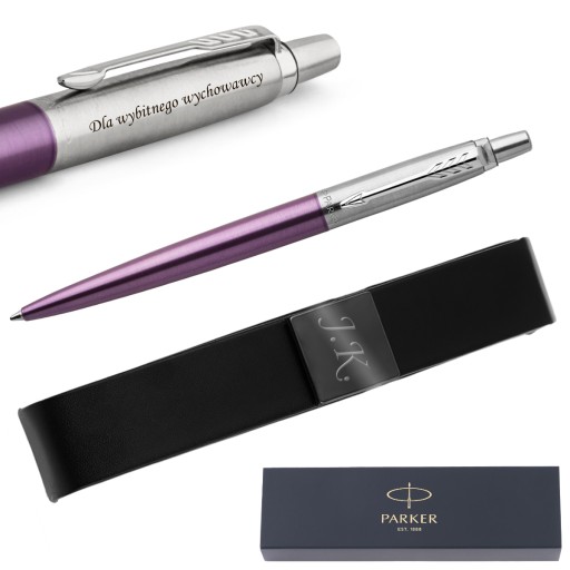 Długopis Parker Jotter Victoria Violet Etui Grawer