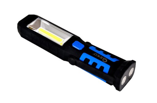 Lampa warsztatowa led cob 230V 12V 3W aku latarka
