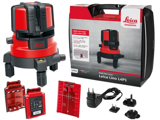 Laser poziomica krzyżowa Leica Lino L4P1 walizka