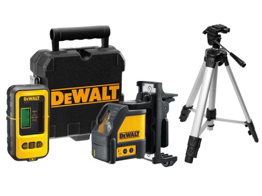 DeWALT DW088KD laser krzyżowy + DETEKTOR + STATYW