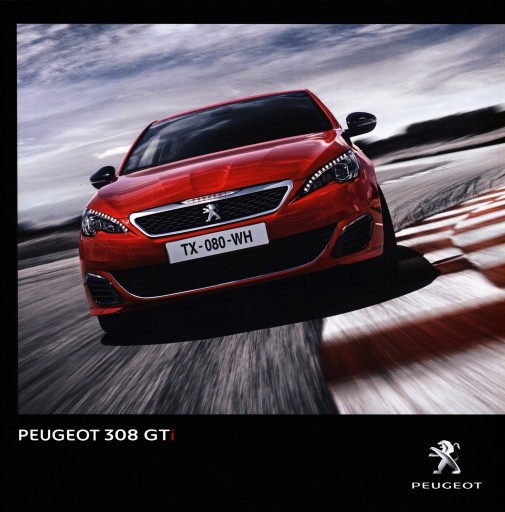 Peugeot 308 GTi prospekt model 2016 polski