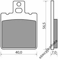 KLOCKI HAMULCOWE APRILIA RS TUONO AF1 50 125 DUCATI MONSTER 600 620 695 900