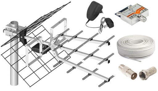 NAJMOCNIEJSZA ANTENA DVB-T Tri-Digit MINI + LNA177