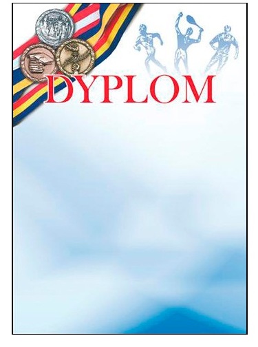 Dyplom A4 250 g Olimpiada