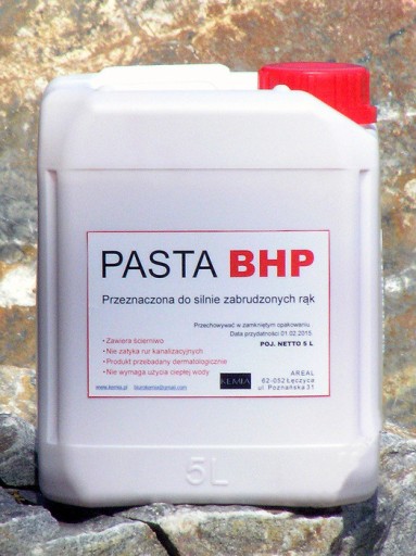 PASTA BHP DO MYCIA RĄK KEMIA 5L ZAPAS