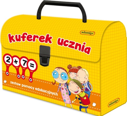 KUFEREK UCZNIA liczmany patyczki pomoce naukowe
