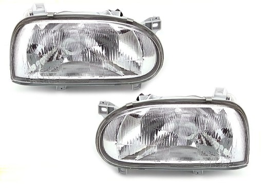 VW GOLF 3 III 1991-1998 REFLEKTORY REFLEKTOR LAMPY