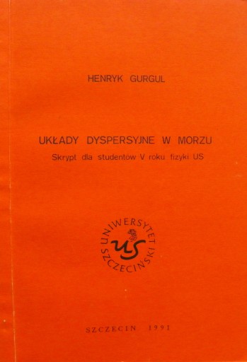 UKŁADY DYSPERSYJNE w MORZU