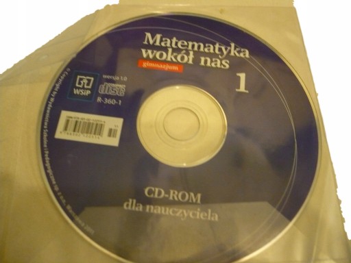 MATEMATYKA WOKÓŁ NAS 1 ksiązka nauczyciela na cd