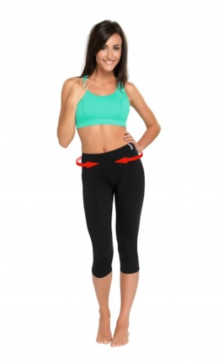 Legginsy wyszczuplające fitness rozm M