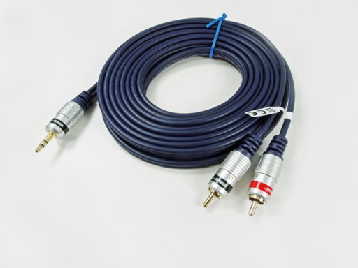 kabel przewód jack 3,5/ 2 rca chinch 3,0m VITALCO