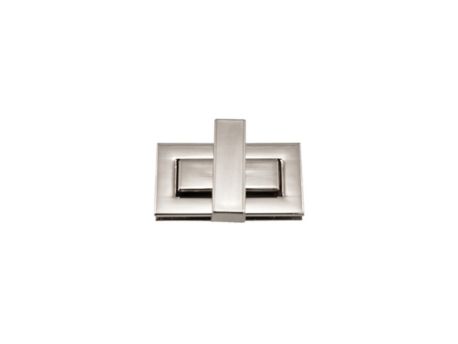 Zamek do Torebki Przekrętka 42,5x22mm k: srebrny