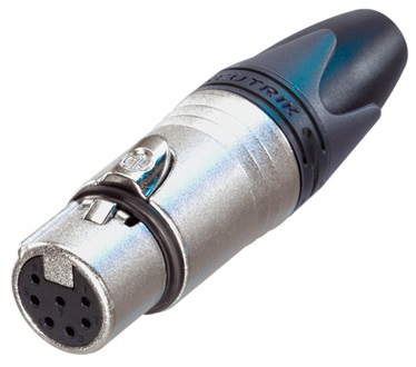 NEUTRIK NC7FXX XLR WTYK MIKROFONOWY ŻEŃSKI 7pin