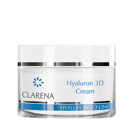 CLARENA Hyaluron 3D Cream KREM NAWILŻAJĄCY 50 ml
