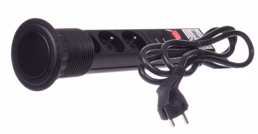 LISTWA ZASILAJĄCA CHOWANA W BLAT + ŁADOWARKA USB