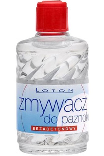 LOTON zmywacz do paznokci z odżywką