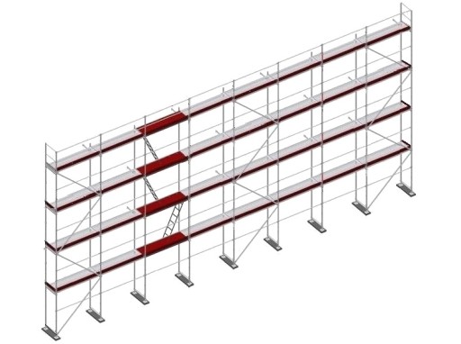 RUSZTOWANIE RUSZTOWANIA PLETTAC 252 m2 wys. 10,5 m