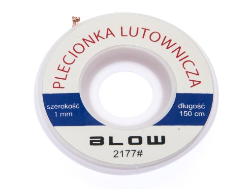 Plecionka taśma roz - lutownicza 1,0mm 1,5m