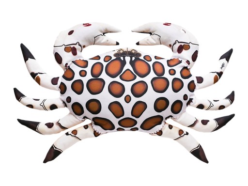 Krab cętkowany hepatus epheliticus poduszka 60 cm