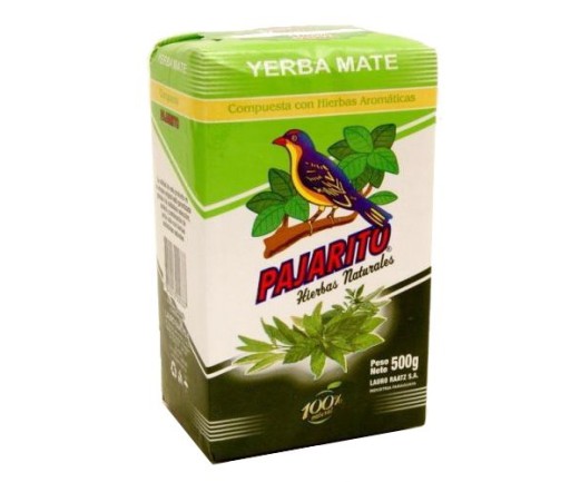 Yerba Mate Pajarito Hierbas Ziołowa 500g Menta