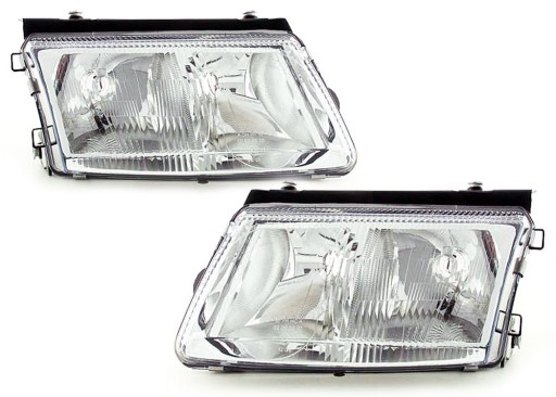 DEPO REFLEKTORY LAMPA VW PASSAT B5 H7+H4 P+L